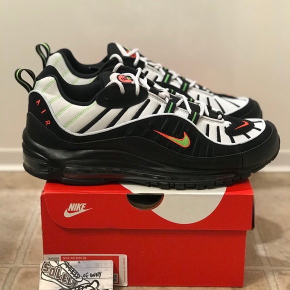 Nike | Shoes | Nike Air Max 98 Black Running Vapormax 97 95 9 | Poshmark